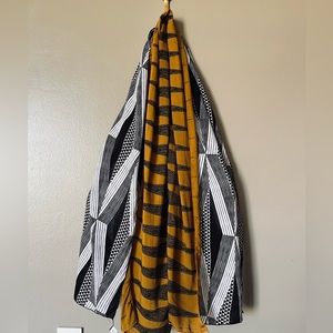 LAST SET! Manaola custom pareo scarf / head wrap set (2 scarves)